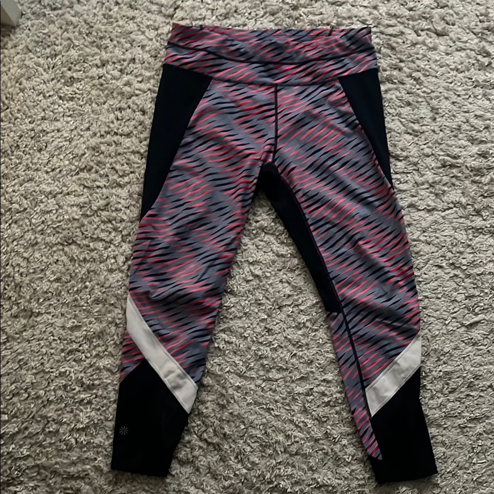 Athleta Multicolor Patterned Leggings